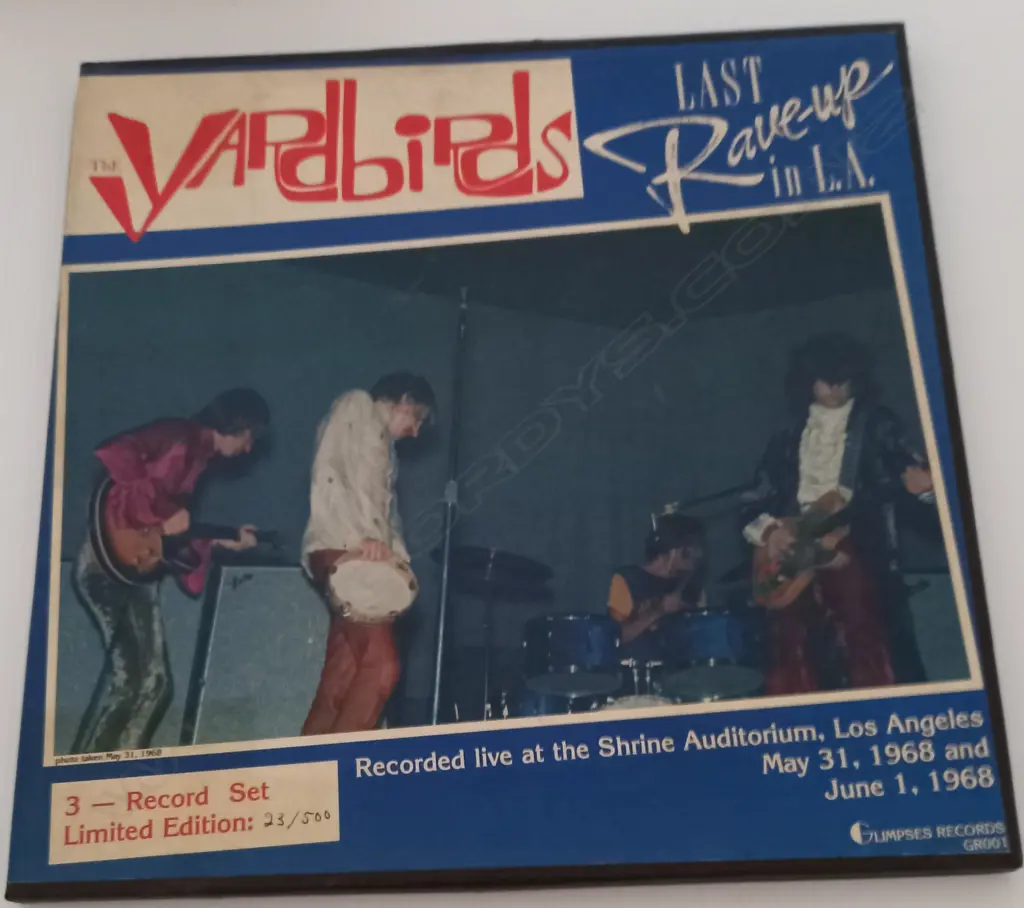 The Yardbirds, Last Rave-up In L.A. (Triple album) LTD EDTION 23/500 Image 1++